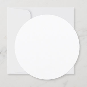 5,25" Durchmesser Runde Hochzeit Einladung