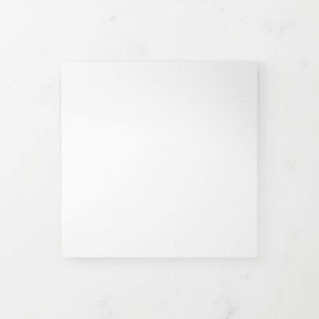 5,25" Sq. Einladung der vertikalen Dreifachschrift (Cover)