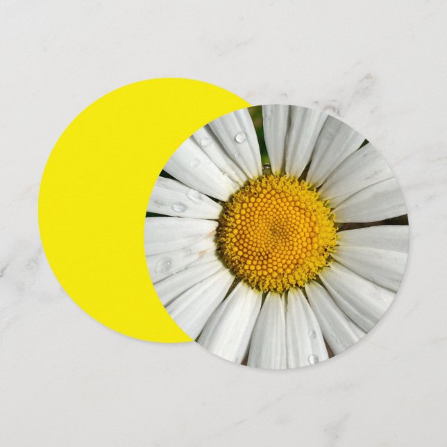 5.25 x 5.25 Einladungskreis Einladung (Vorne/Hinten)