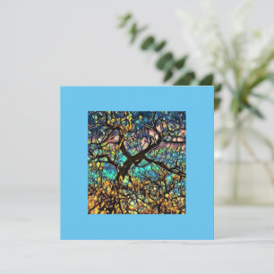  5,25" x 5,25" Flache Dankeschön-Karte  Dankeskarte