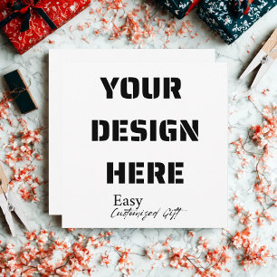 5,25" x 5,25"-Portraitkarte Einladung