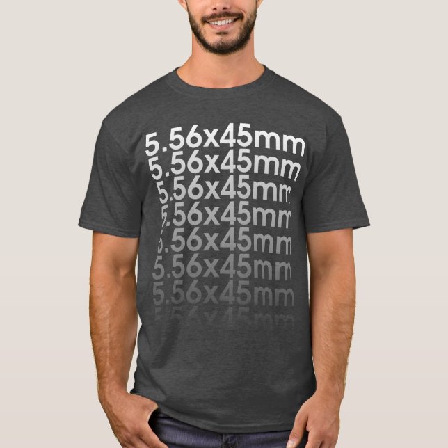 5.56x45mm NATO T-Shirt (Vorderseite)
