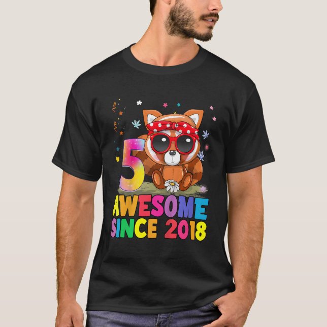 5 5. Phantastisch seit 2018 T-Shirt (Vorderseite)
