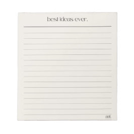 5,5" x 6" Notepad - 40 Seiten Notizblock