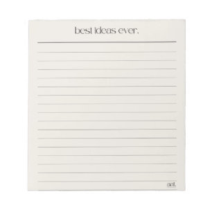 5,5" x 6" Notepad - 40 Seiten Notizblock