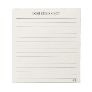 5,5" x 6" Notepad - 40 Seiten Notizblock