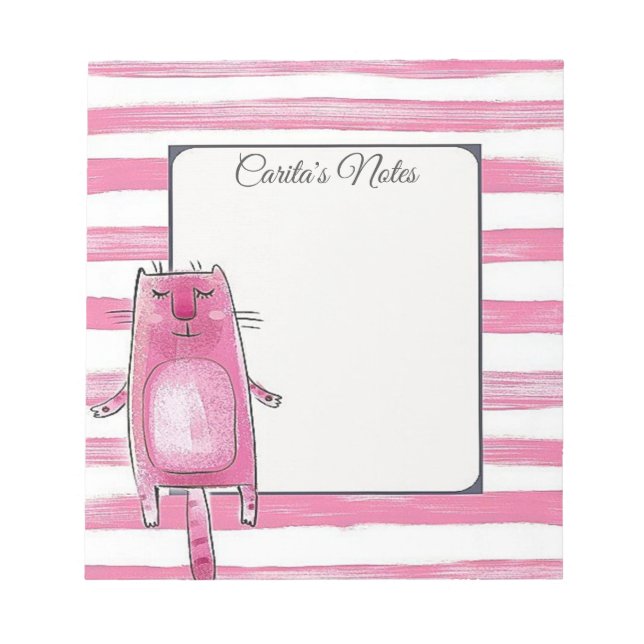 5,5" x 6" Notepad - 40 Seiten Notizblock (Vorderseite)