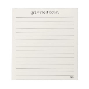 5,5" x 6" Notepad - 40 Seiten Notizblock