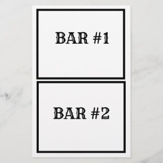 5,5" x 8,5" Flyer für Süßwarenwrappern