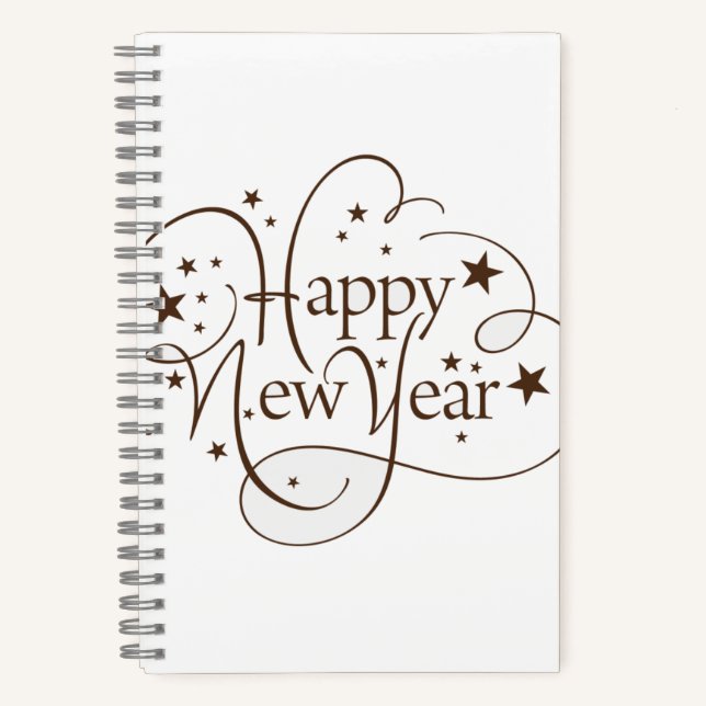 5,5" x 8,5" SpiralNoteboot Notizbuch (Vorderseite)