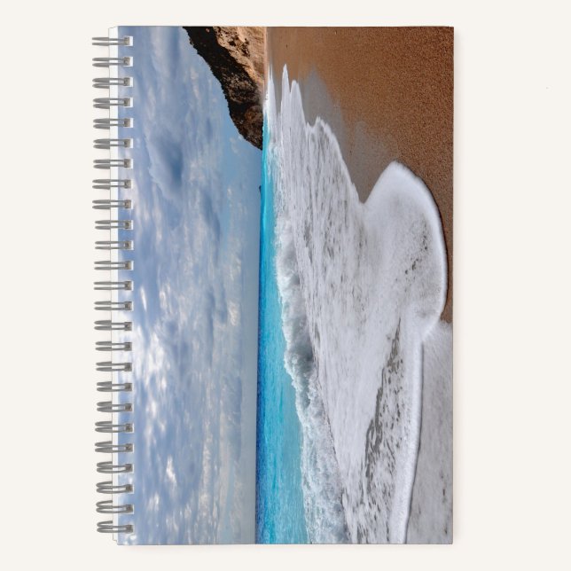 5,5" x 8,5" SpiralNoteboot Notizbuch (Vorderseite)