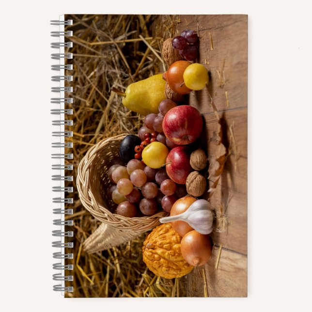 5,5" x 8,5" SpiralNoteboot Notizbuch (Vorderseite)