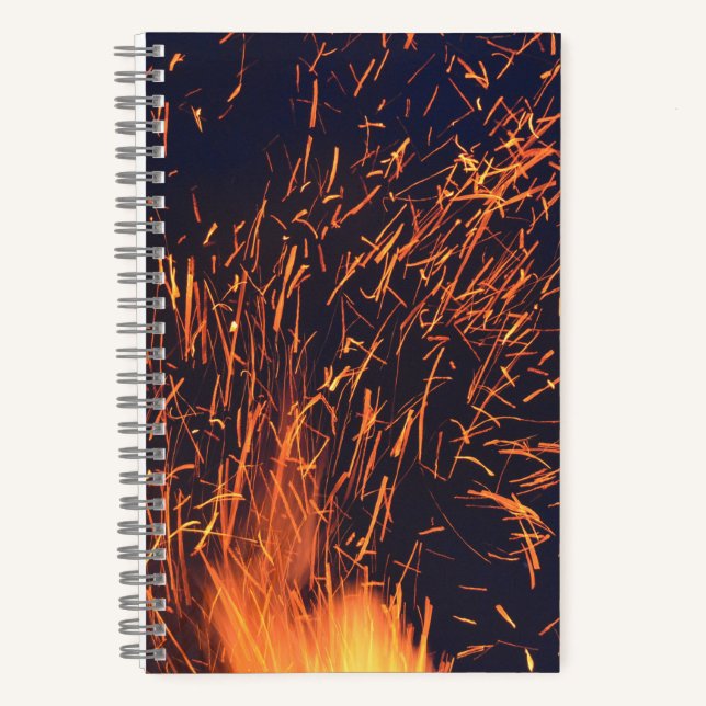 5,5" x 8,5" SpiralNoteboot Notizbuch (Vorderseite)