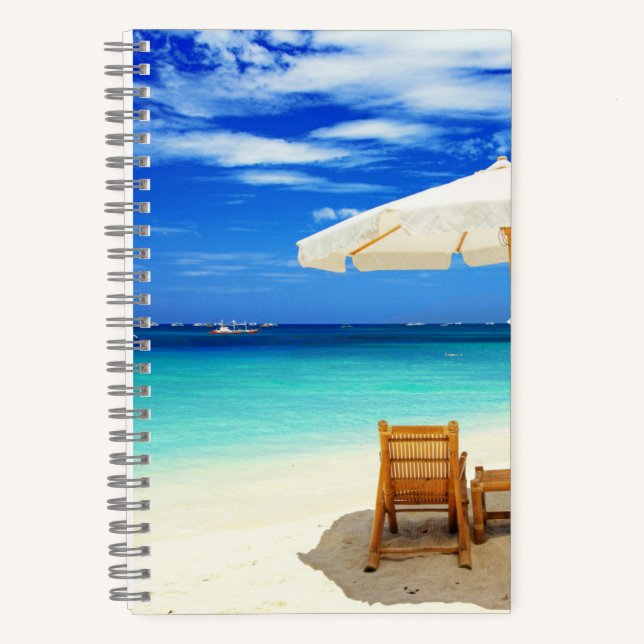 5,5" x 8,5" SpiralNoteboot Notizbuch (Vorderseite)