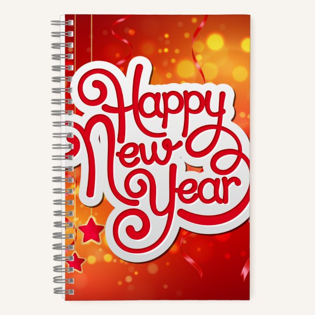 5,5" x 8,5" SpiralNoteboot Notizbuch (Vorderseite)