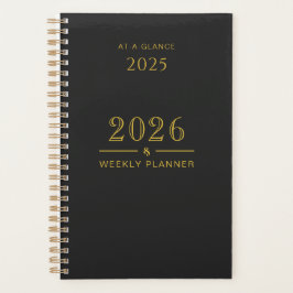 5.5x8.5 Wochenplaner 2025-26 für Zuhause oder Offi