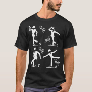 5 6 7 8 Stechend Tanz Gestochen Tanzlehrer Tanzges T-Shirt