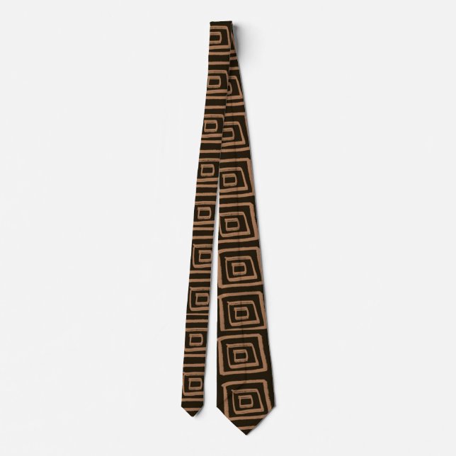#5 Afrikanische Print-Krawatte Krawatte (Rückseite)