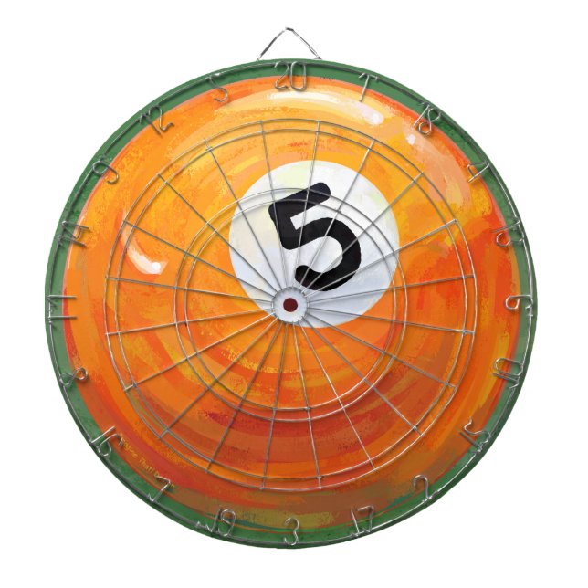 5 Ball Dartscheibe (vorne)