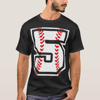5. Baseball Geboren 2017 - 5 Jahre T-Shirt