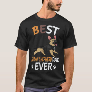 5 Bester Deutscher Schäferhund Vater jemals Deutsc T-Shirt