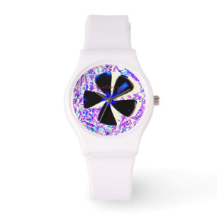 5-blättrige Nadelrad-Blume Thunder_Cove Armbanduhr