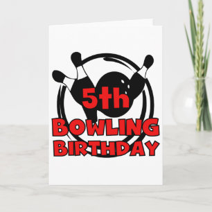 5. Bowling Geburtstagsgeschenke Karte