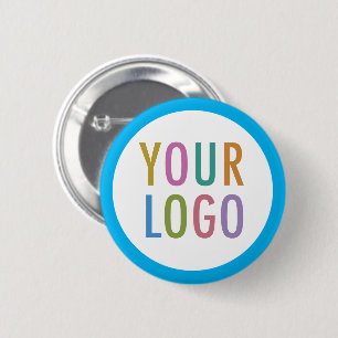 5 Cm Bouton arrière du logo personnalisé Badge rond Sky