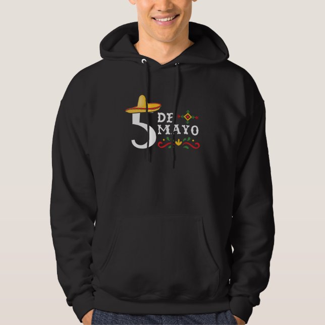 5 De Mayo Mexico Pride Mexican Festival Cinco de M Hoodie (Vorderseite)