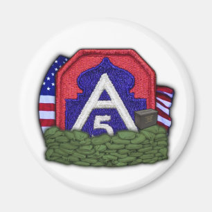 5. der Armeefleckenirak-Tierarztveteran Magnet vfw