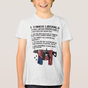 5 Dinge, die Liberale nie verstehen werden (auf de Tri-Blend Shirt