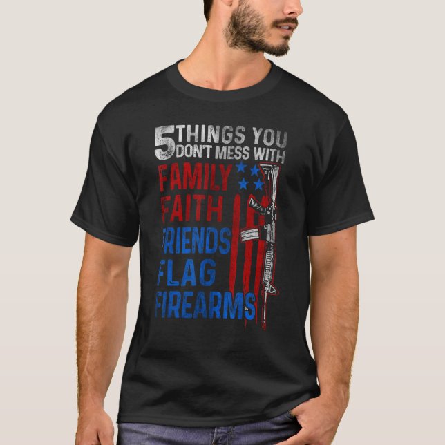 5 Dinge, die Sie nicht mit meinem amerikanischen F T-Shirt (Vorderseite)