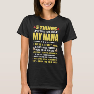 5 Dinge, die Sie über meine Freret Mama Grand wiss T-Shirt