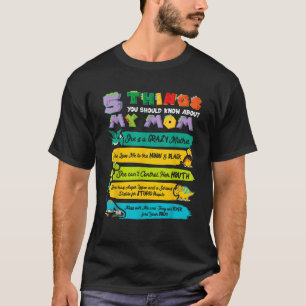 5 Dinge, die Sie über meine Mama Dinos wissen soll T-Shirt