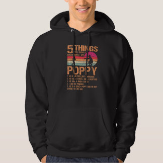 5 Dinge über meinen Mohnvater Tag von der Tochter Hoodie