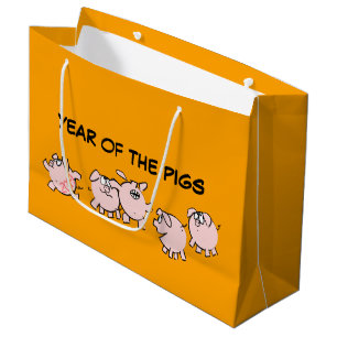 5 Drôle Cartoon Comics Cochon Année 2019 L Sac Cad