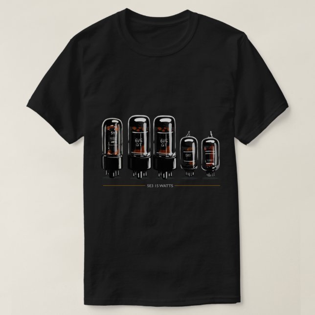 5 E3 ampli à tube en T-shirt classique de style vi (Design devant)