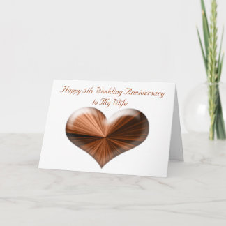 5. Ehemann und Ehefrau: Jubiläumskarte Karte