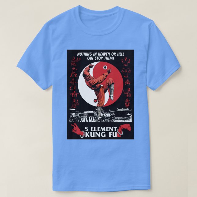 5 Element KUNG FU T-Shirt (Design vorne)