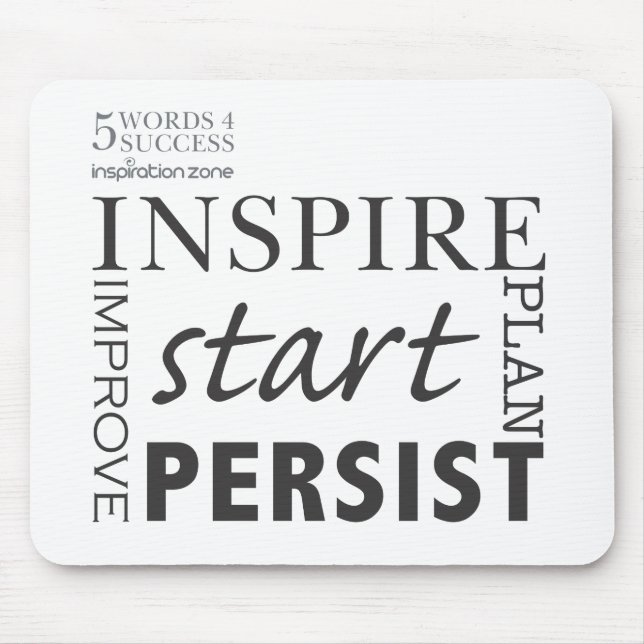 5 Erfolg der Wort-4 Mousepad (Vorne)