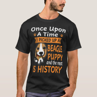 5 Es war einmal - Beagle-Welpe T-Shirt
