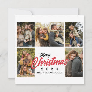 5 Familie Foto Einfaches Frohes Weihnachten