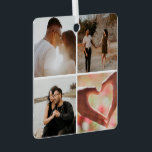 5 Foto Benutzerdefinierte Collage Personalisiert Ornament Aus Metall<br><div class="desc">Erstellen Sie eine individuell angepasste FotoCollage mit einem personalisierten 5-Foto-Ornament aus Ricaso</div>