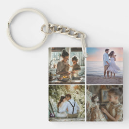 5 Foto Benutzerdefinierte Collage Personalisiert Schlüsselanhänger