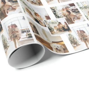 5 Foto-Collage Individuell Anpassbar Geschenkpapier