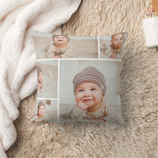 5 Foto-Collage Maßgeschneidert Personalisiert Kissen