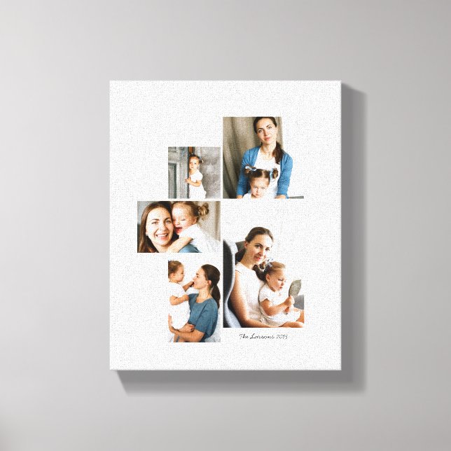 5 FotoCollage Print Leinwanddruck (Vorderseite)