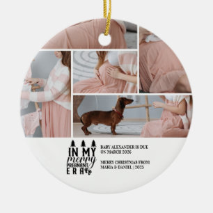 5 Fotos aus meiner glücklichen Schwangerschaftszei Keramik Ornament