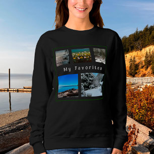 5-Fotovorlage: "Meine Favoriten" Verwenden Sie Ihr Sweatshirt
