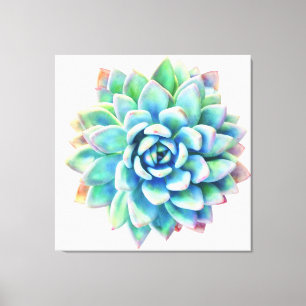 5 ft x 5 ft extra großer, üppiger Leinwand-Druck Leinwanddruck
